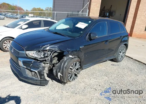 2017 Mitsubishi Outlander Sport 2.0 Es из США, поврежденный, VIN JA4AP3AU7HZ010738